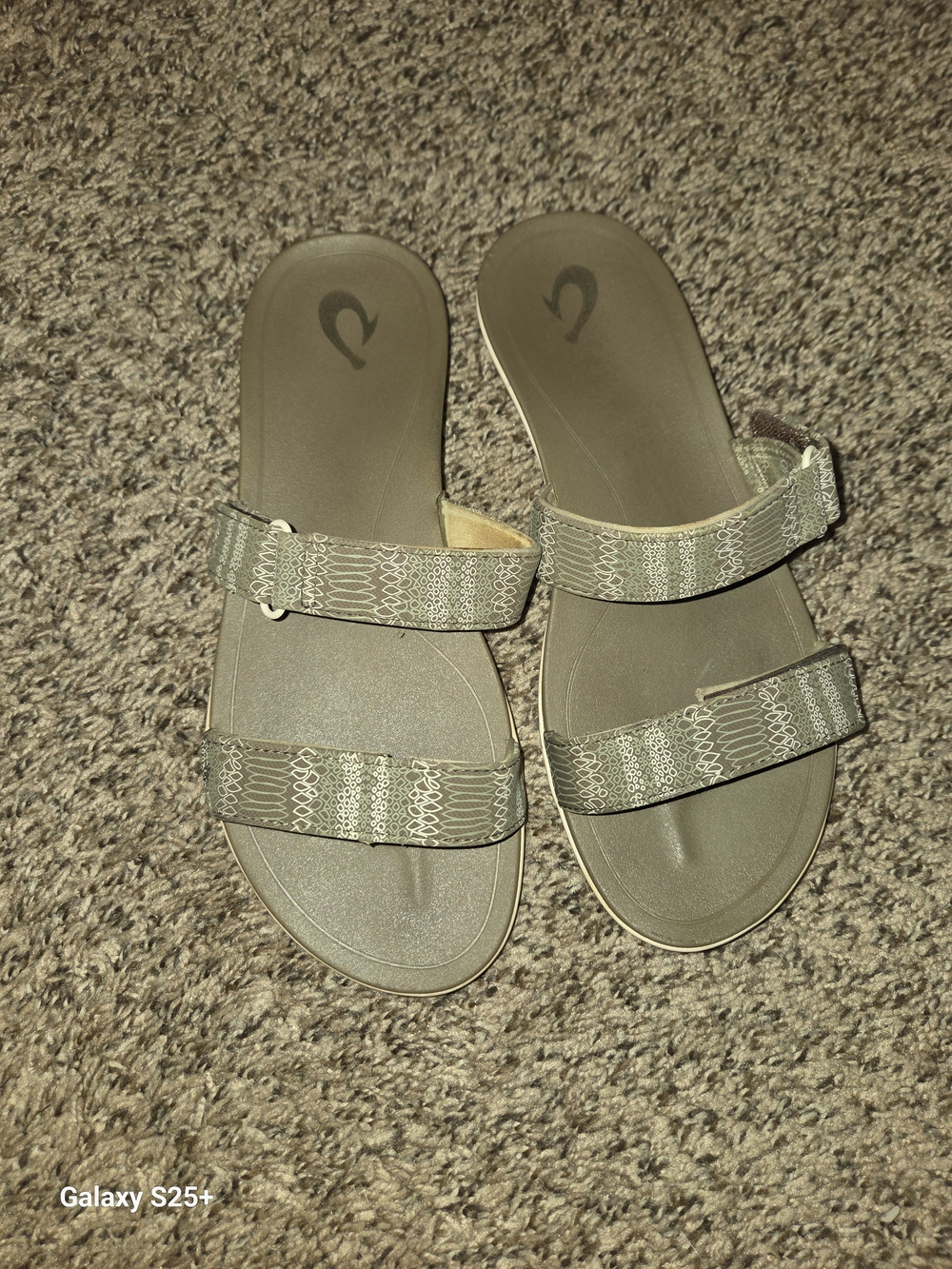 Olukai Women's Double-Strap Slide Sandals - Taupe